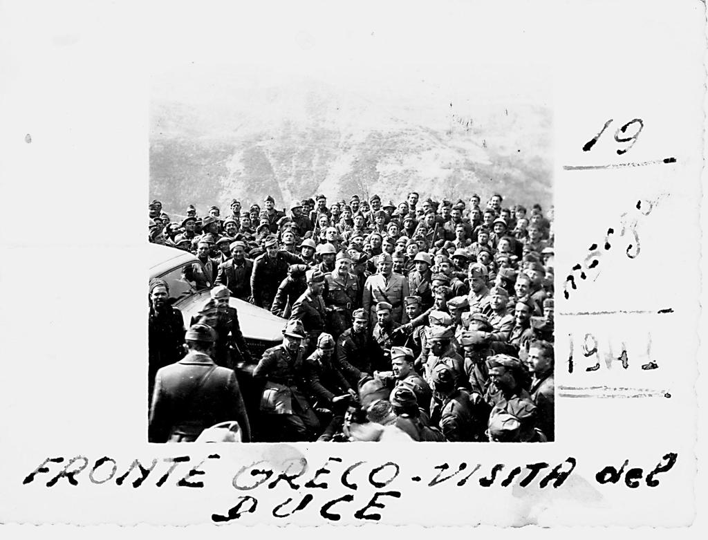 1941-Mussolini In Visita Sul Fronte Greco-Albanese · Historify
