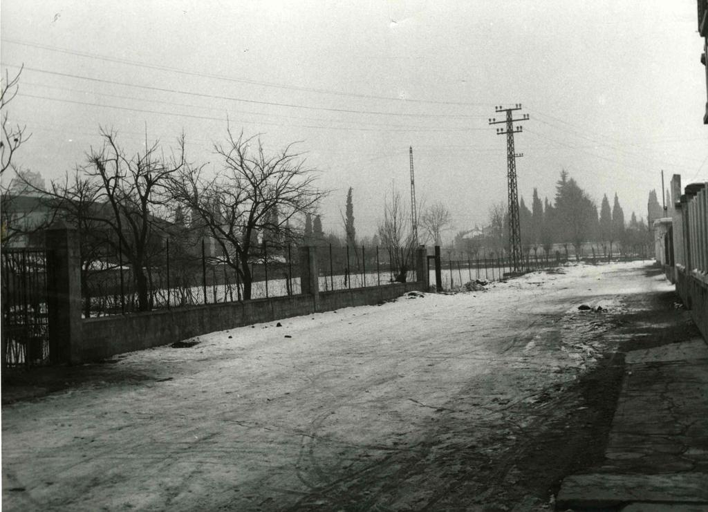 Paesaggio innevato in Via Ponchielli · Historify