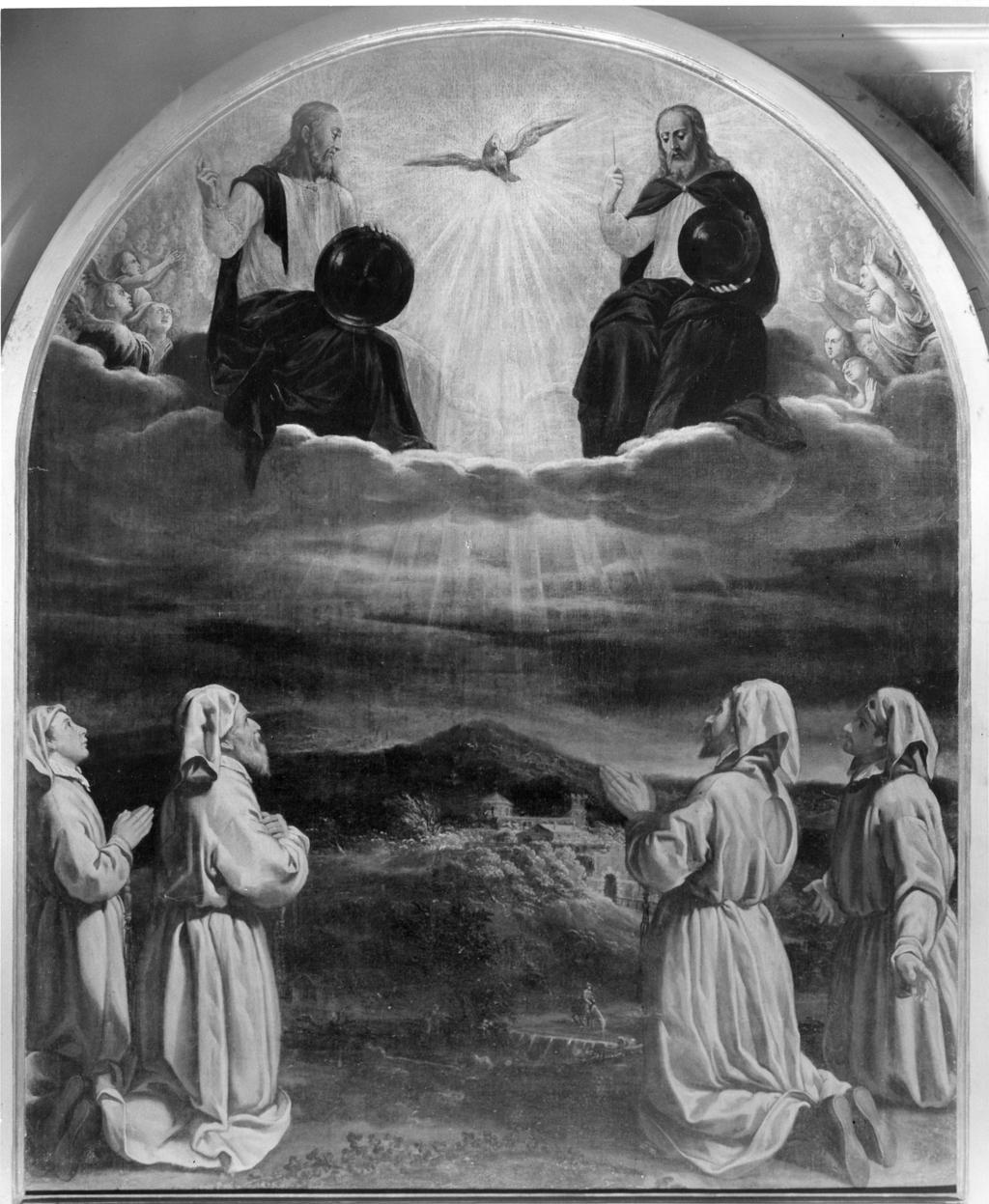 "La Trinità e i disciplini inginocchiati" · Historify