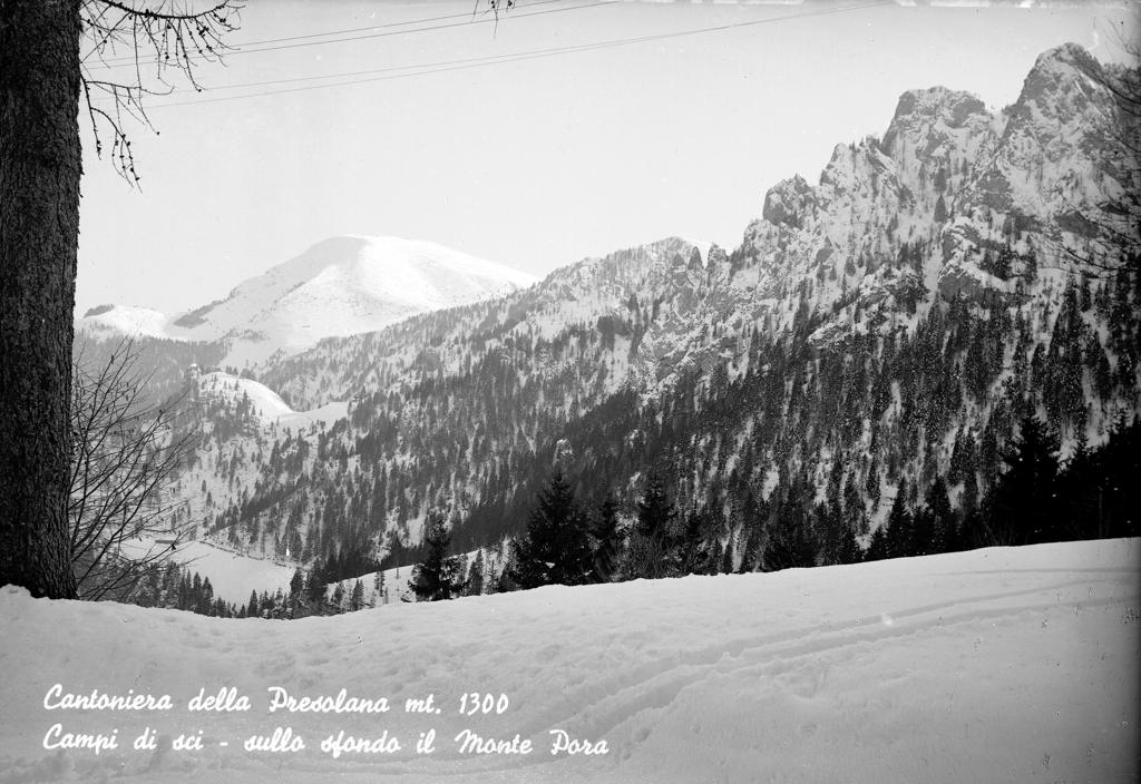 Cantoniera Della Presolana Mt. 1300 – Campi Da Sci – Sullo Sfondo Il Monte Pora · Historify