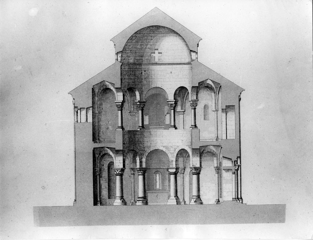 Disegno della Rotonda di San Tomè di Almenno San Bartolomeo · Historify