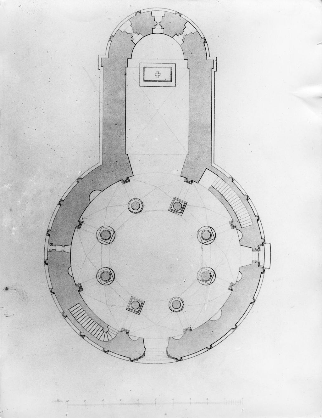 Pianta della Rotonda di San Tomè · Historify