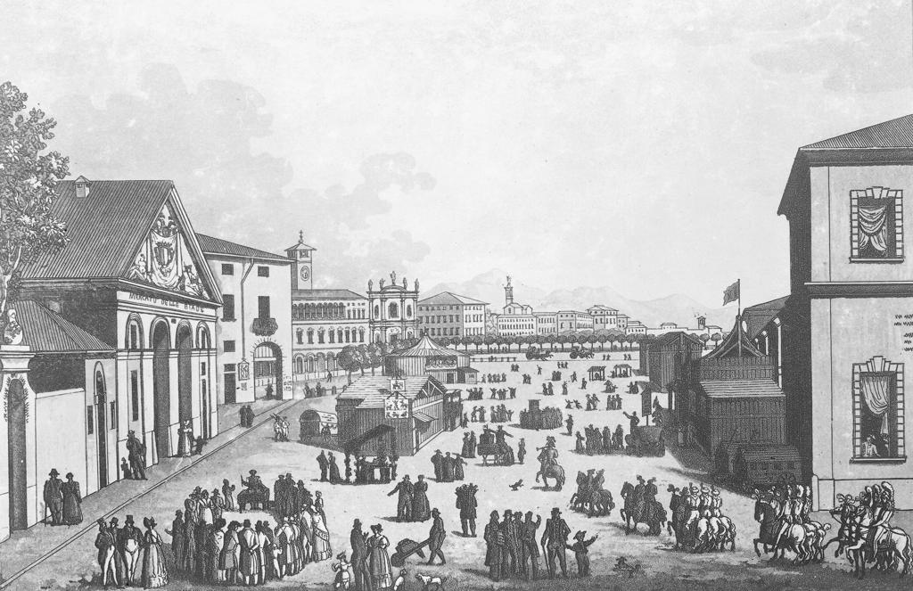 Disegno Del “Mercato Delle Biade” Di G. Berlendis · Historify