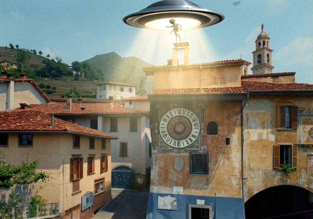 Vista Orologio Planetario Fanzago