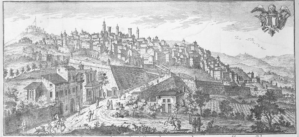 Disegno “La Città Di Bergamo – Capitale Della Provincia Bergamasca Nello Stato Veneto” · Historify