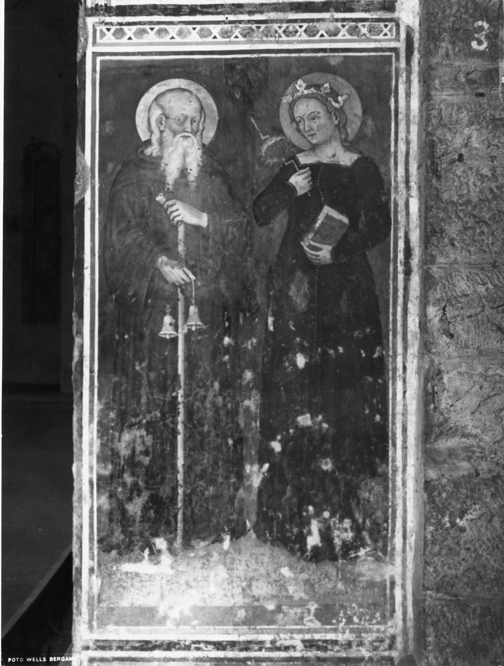 Affreschi dei Santi Antonio Abate e Caterina d'Alessandria · Historify