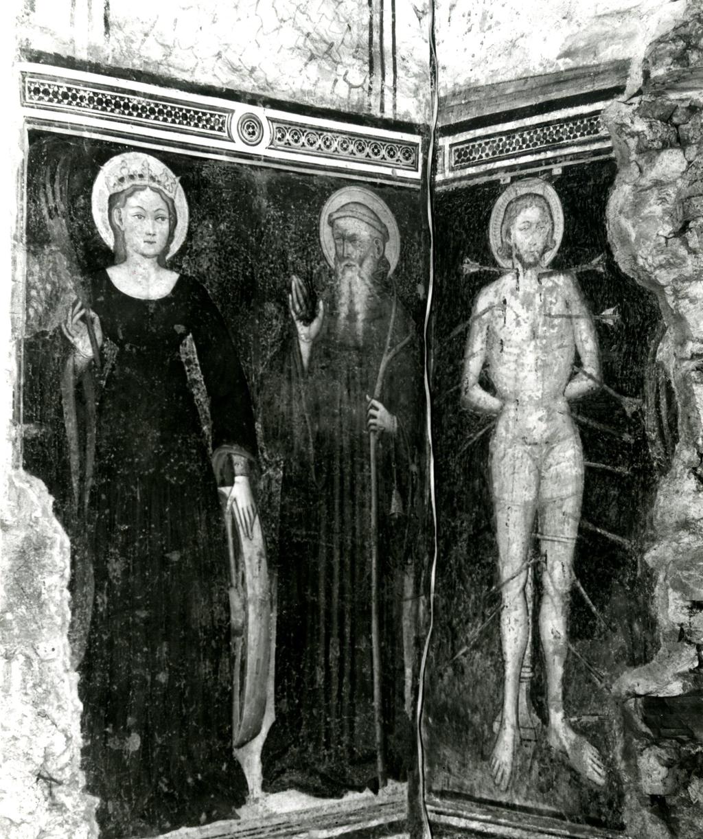 Affresco di Santi, Sant'Agostino · Historify