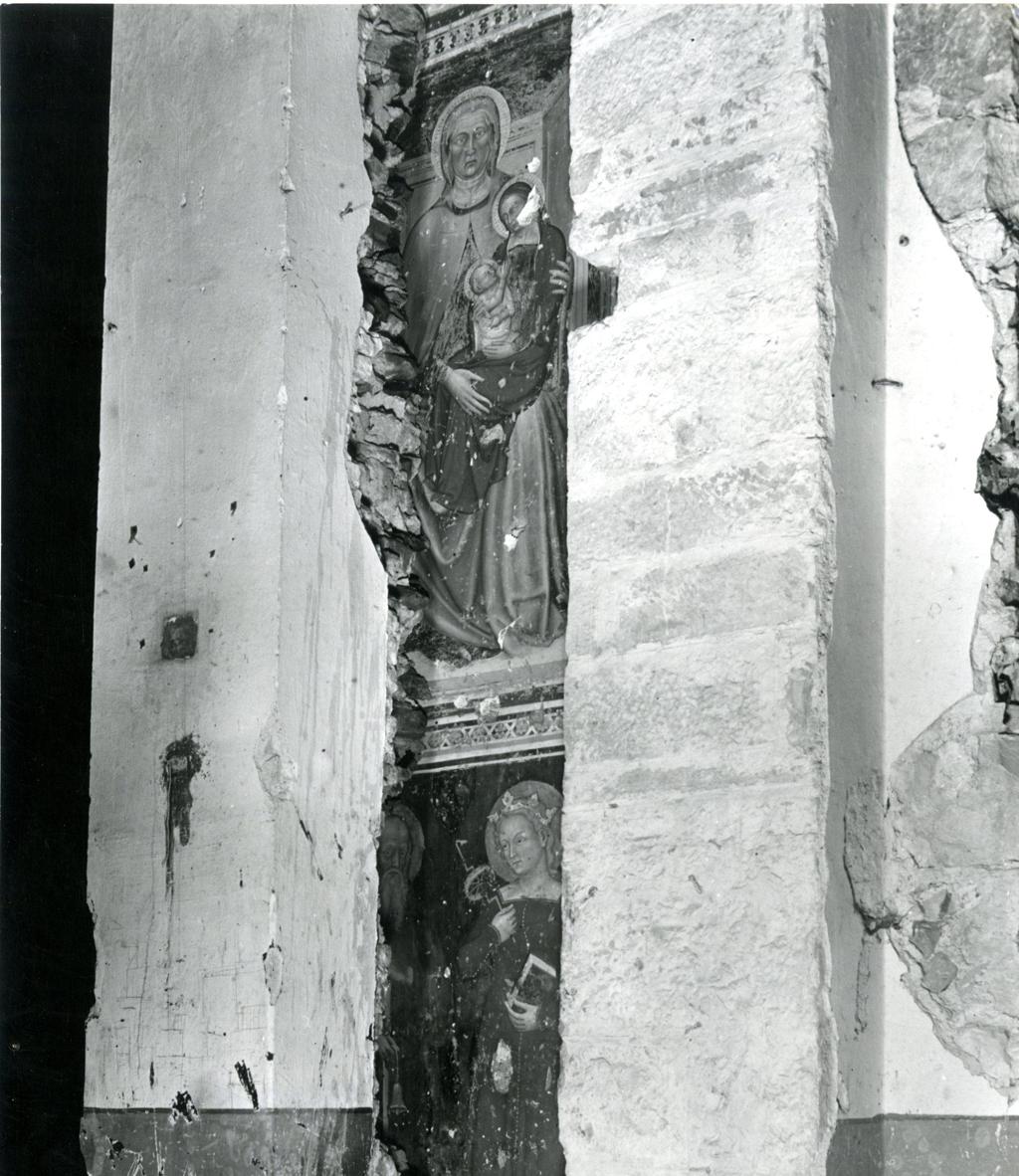 Santi affrescati, Sant'Agostino · Historify