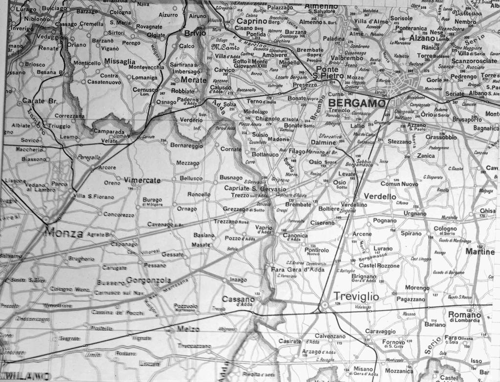 Cartina Di Bergamo E Provincia · Historify