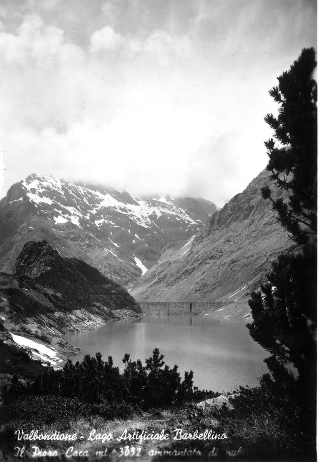 Vista sul lago artificiale Barbellino · Historify