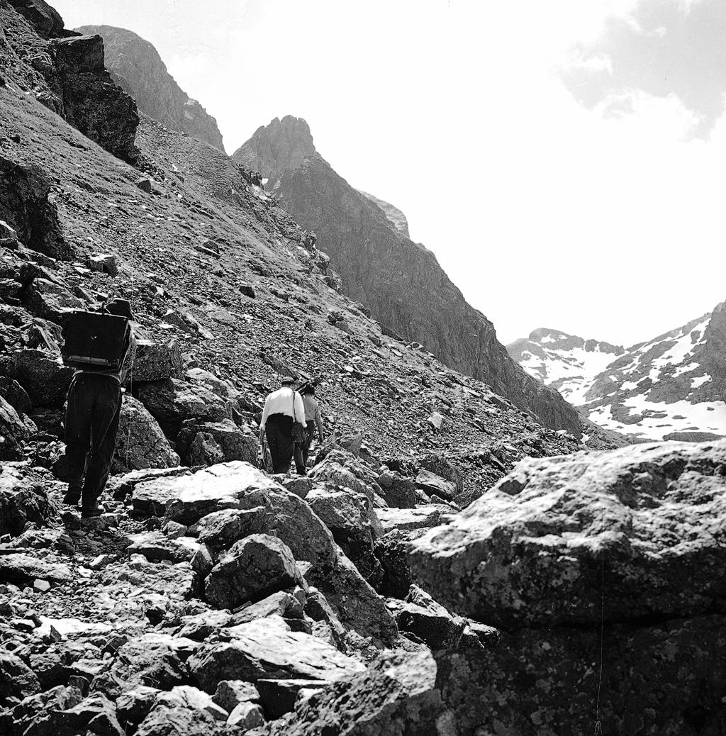 Escursionisti in montagna · Historify